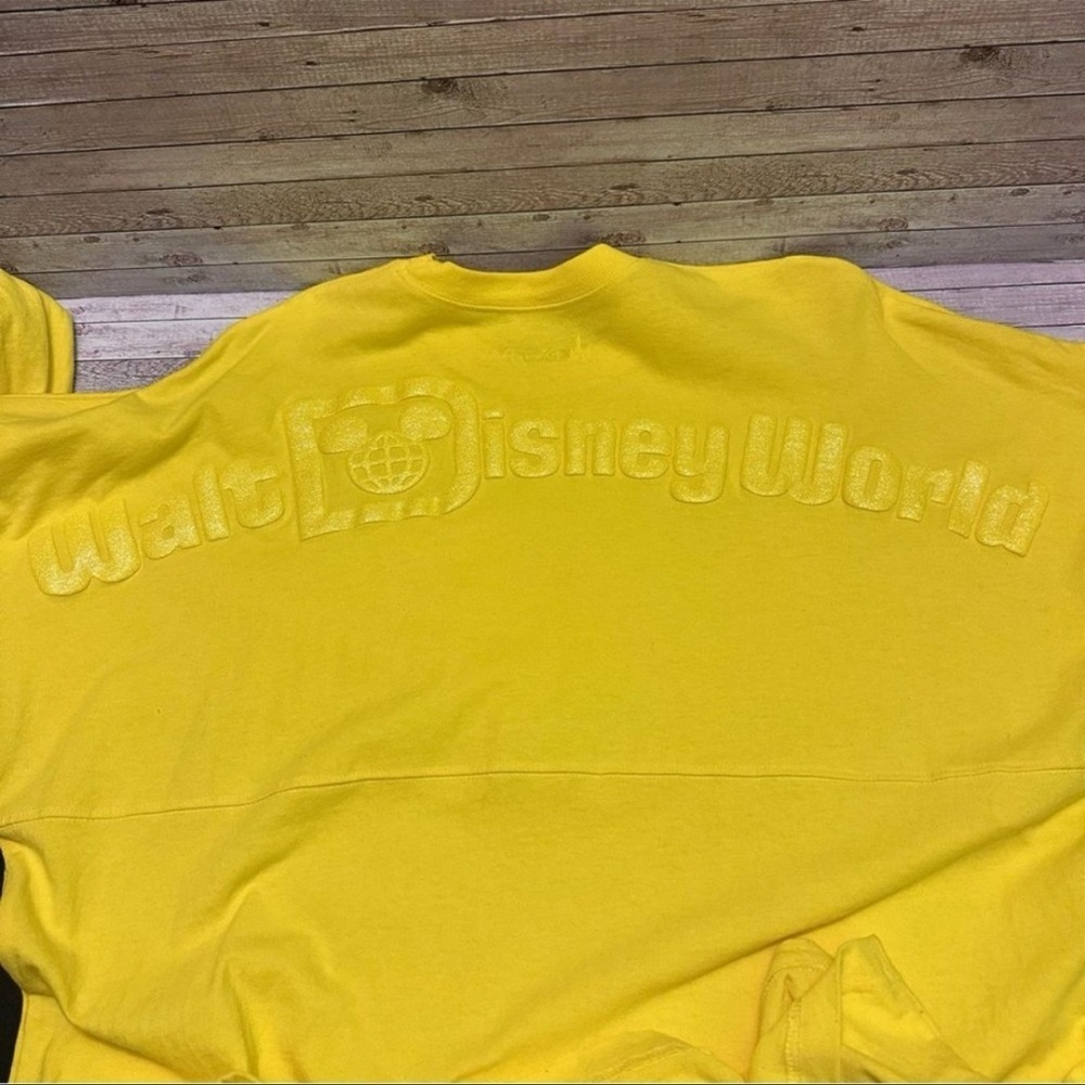 Disney Parks Spirit Jersey in Vibrant Yellow size L - Picture 9 of 10